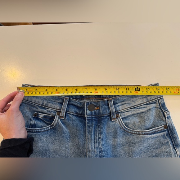 & Other Stories High Waist Slim Fit Denim Jean Mid Blue Size 28 $119 - Picture 5 of 12
